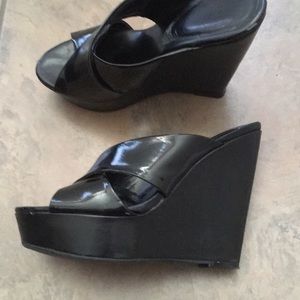 Jessica Simpson platform wedge shoes 7.5